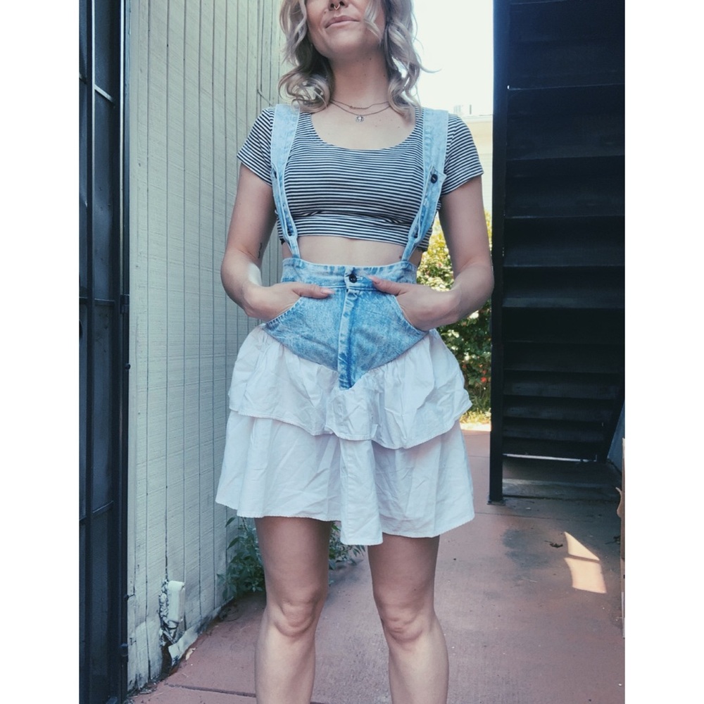 Vintage Acid Wash Skirt